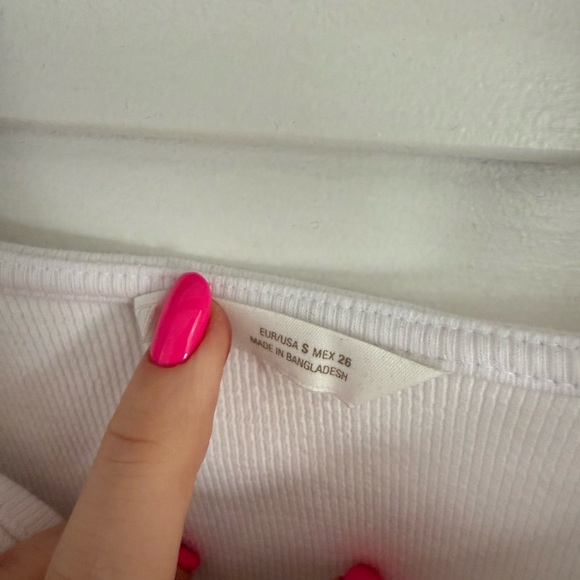 White Ribbed Tank Top - Picture 2 of 3